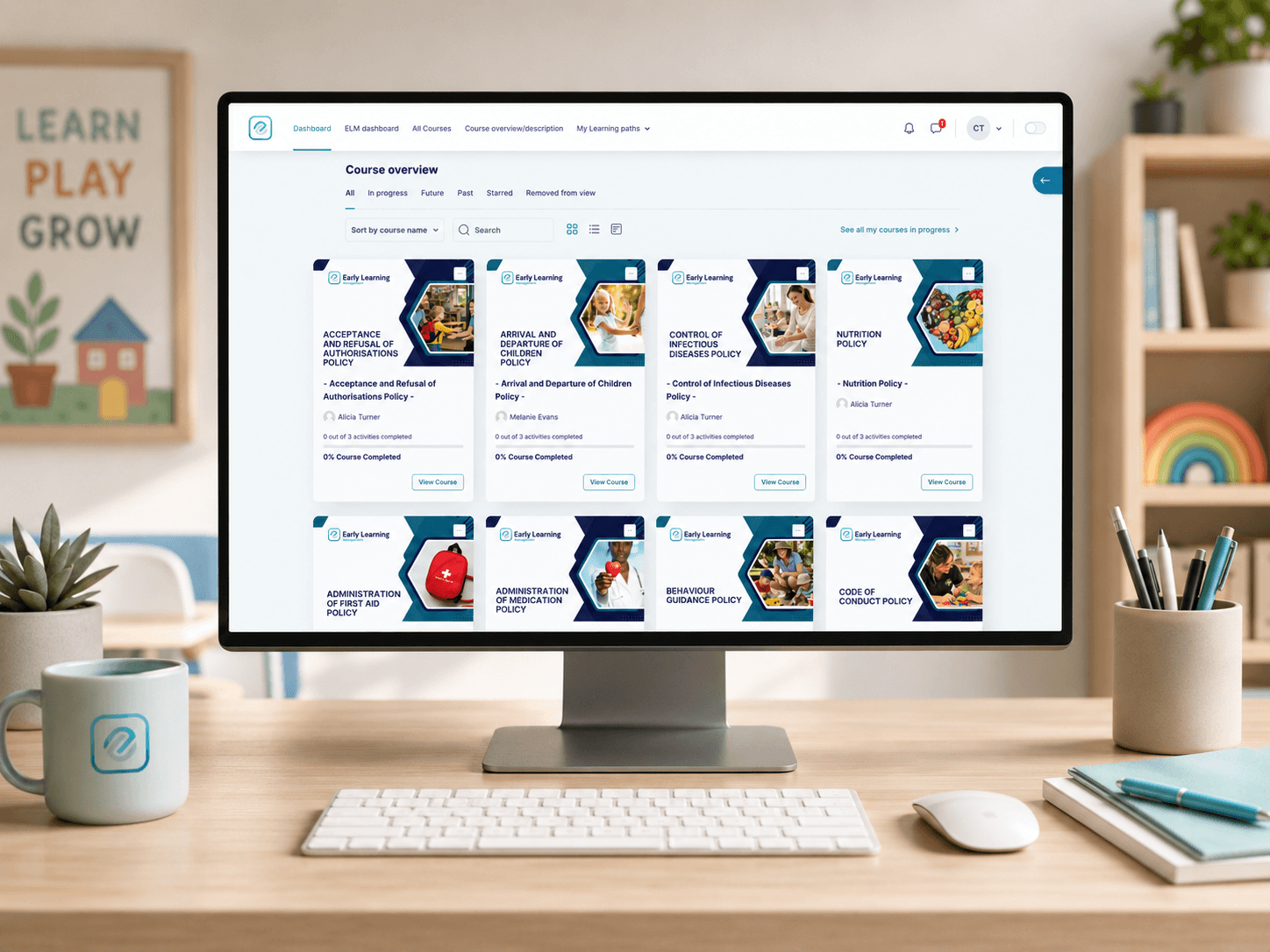 Learning Made Simple: childcare LMS course overview